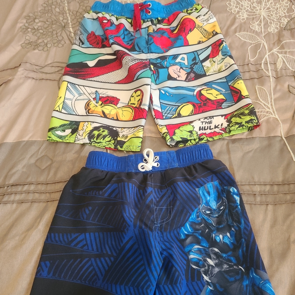 2 pairs of used boys swim trinks